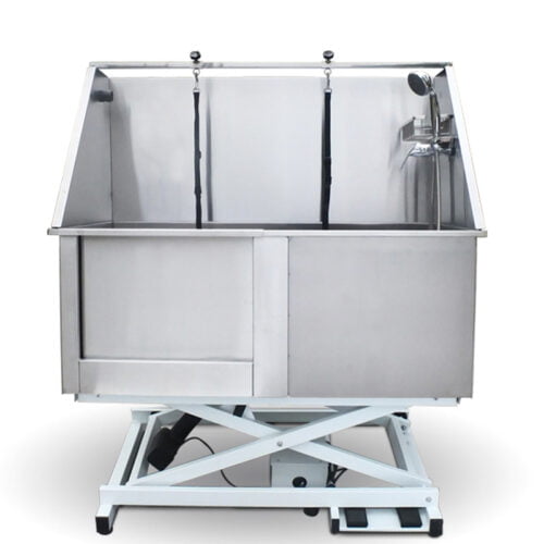 Bồn tắm inox cho chó mèo Chunzhou H-107 Bồn tắm inox cho chó mèo Chunzhou H-107